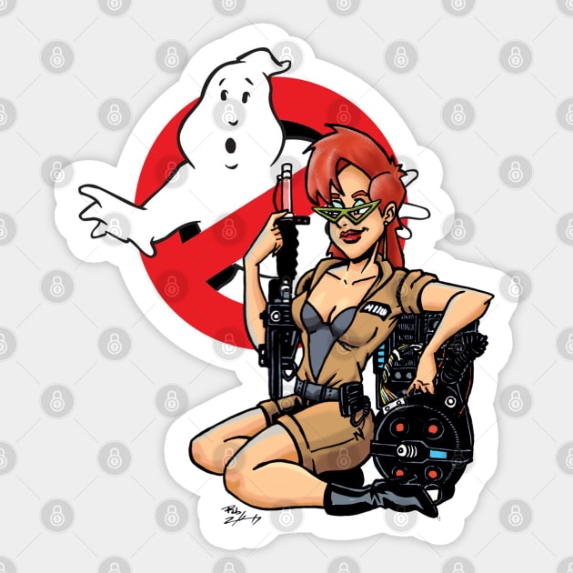 Sexy Janine Sticker by LKSComic